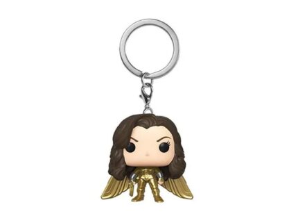Chaveiro Keychain Pocket Pop - Wonder Woman Golden Armor - Mulher maravilha
