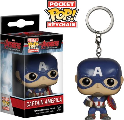 Chaveiro Keychain: Marvel - Avengers 2 - Capitão America Action Figure