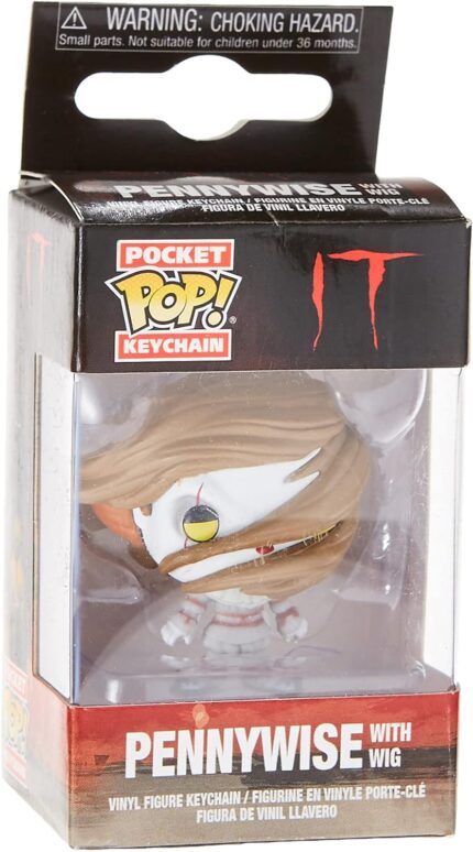 Chaveiro Keychain Funko Pop : Horror It - Pennywise With Wig