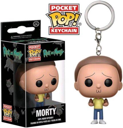 Chaveiro keychain Funko Pop Pocket - Rick & Morty - Morty