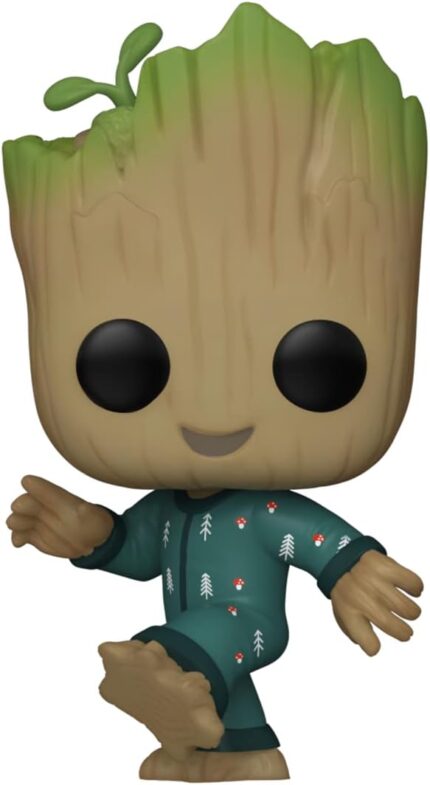 Funko Pop Groot De Macacão Dançando I Am Baby Marvel 1192