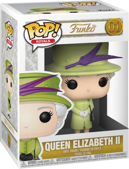 Funko Pop Queen Rainha Elizabeth II (vestido verde) 01