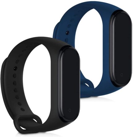 Kit 2 pulseiras de silicone NSmart para Xiaomi MI Band 3 4