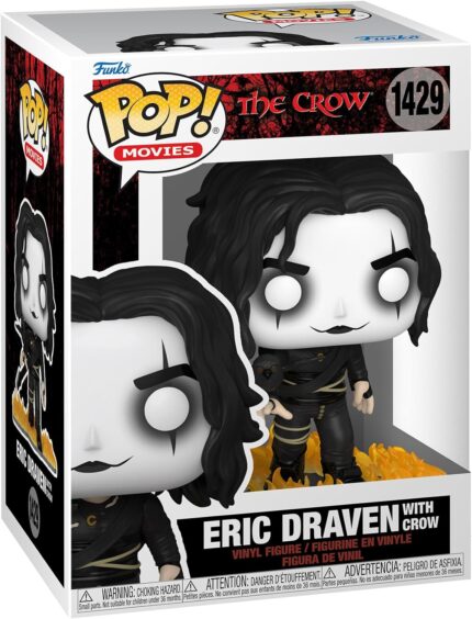 Funko Pop! Movies: The Crow - Eric Draven with Crow 1429