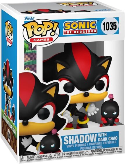 Funko Pop Shadow Com Dark Chao 1035 - Sonic The Hedgehog