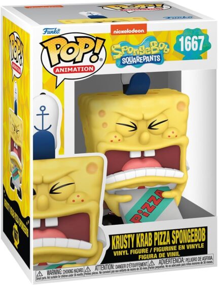 Funko Pop Bob Esponja Entregador de Pizza 1667